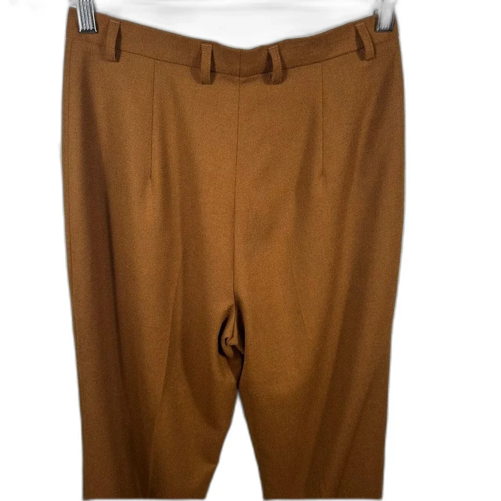 Mondi Vintage Brown Straight Fit Dress Trouser Pants NWT Size European 38/US 8